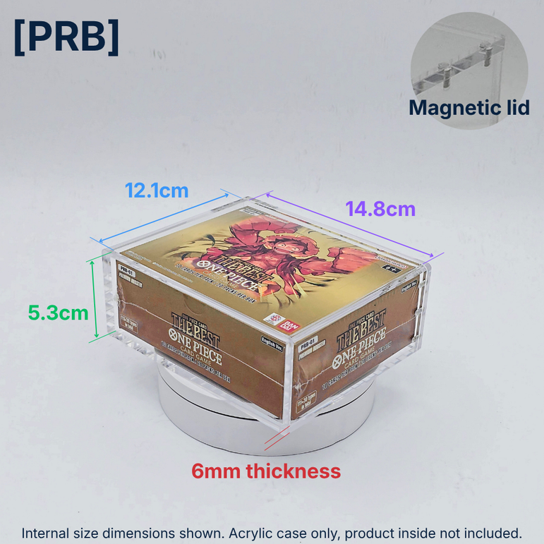 Acrylic Magnetic Case for One Piece Booster Box PRB