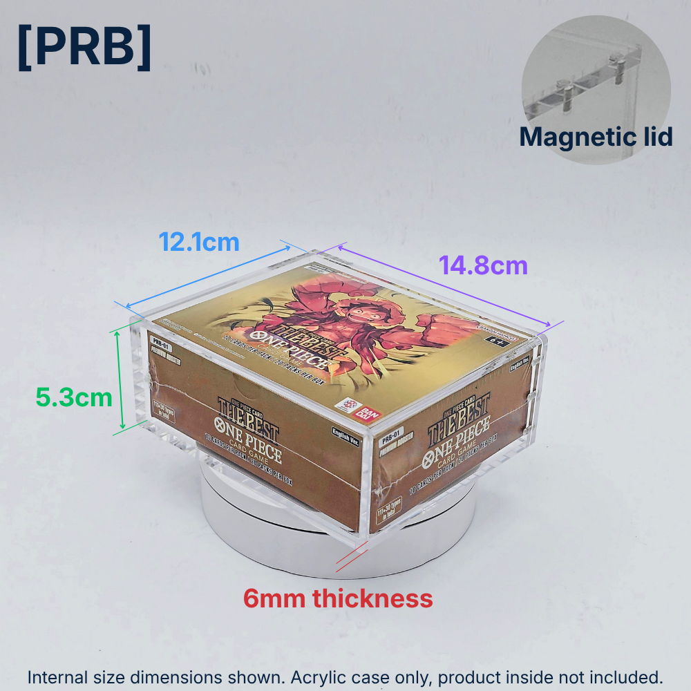 Acrylic Magnetic Case for One Piece Booster Box PRB