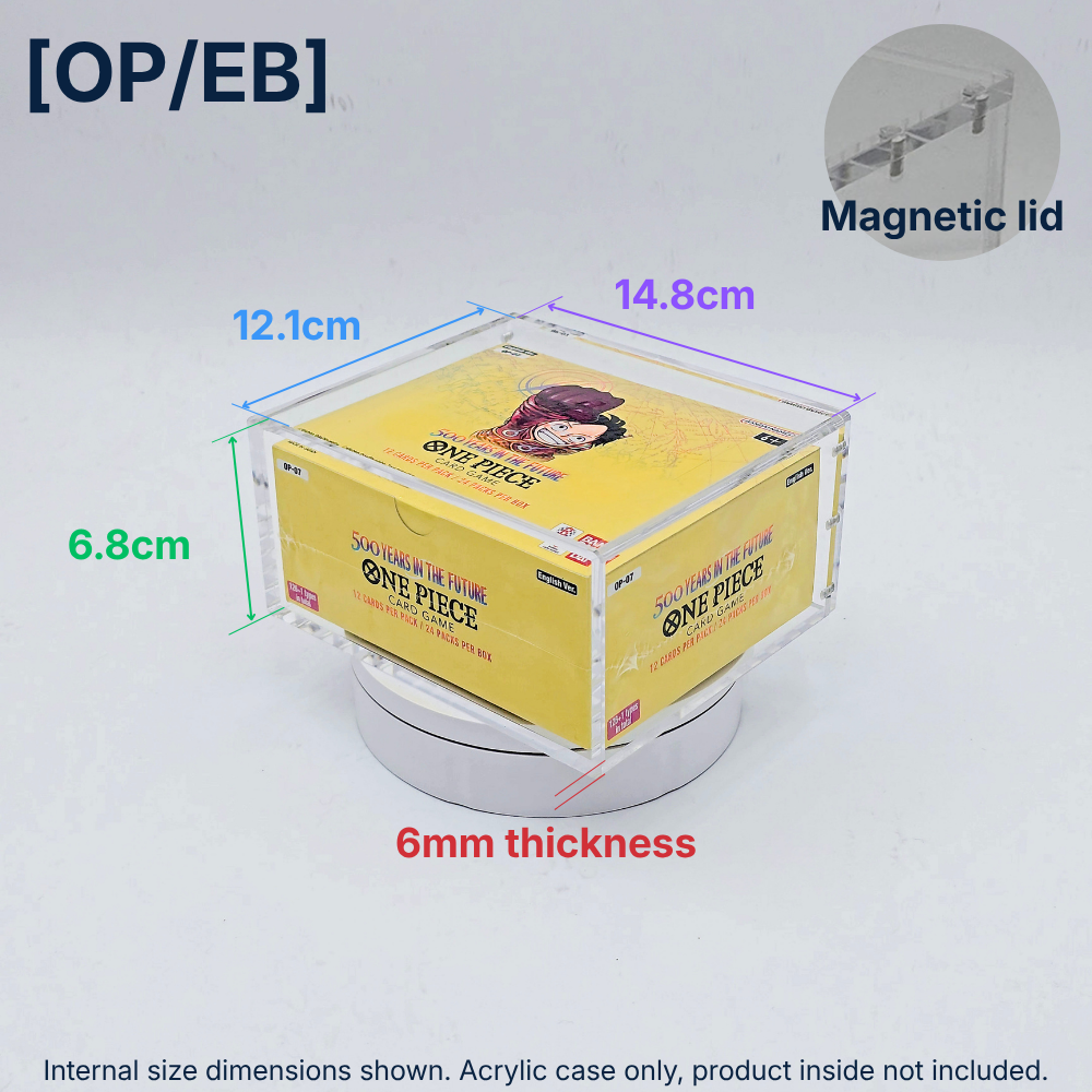Acrylic Magnetic Case for One Piece Booster Box
