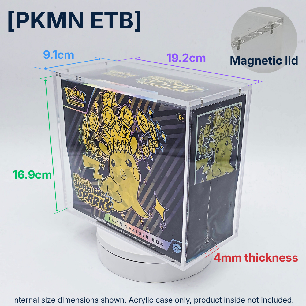 Acrylic Magnetic Case for Pokémon ETB