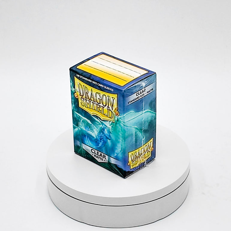 Dragon Shield: Standard 100pc Classic Clear Matte Sleeves 63x88mm