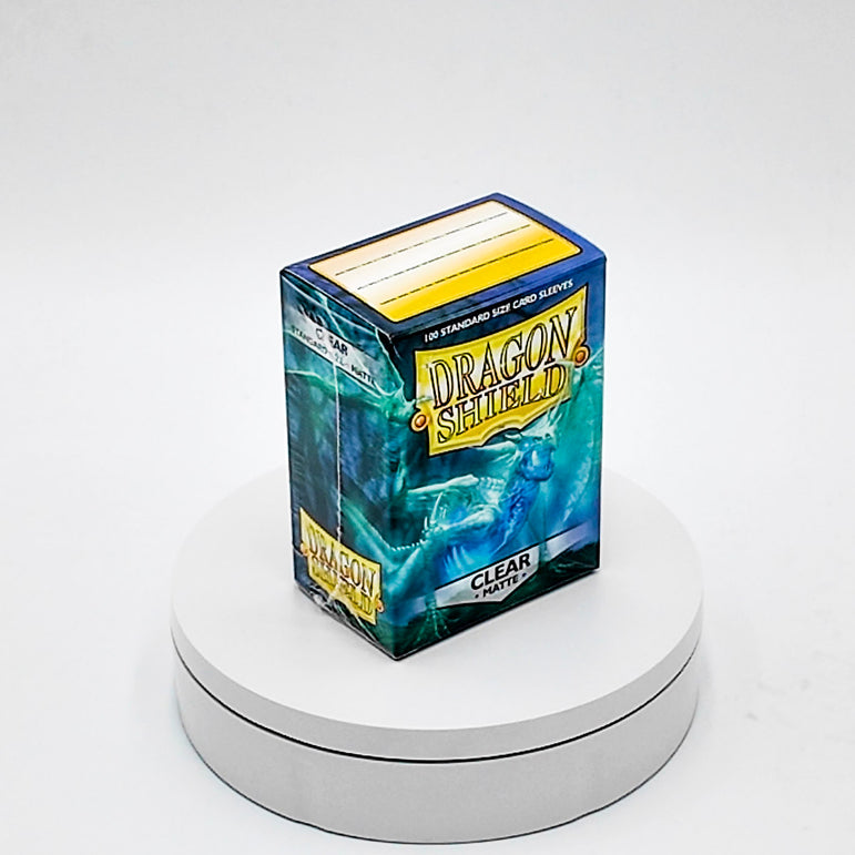 Dragon Shield: Standard 100pc Classic Clear Matte Sleeves 63x88mm