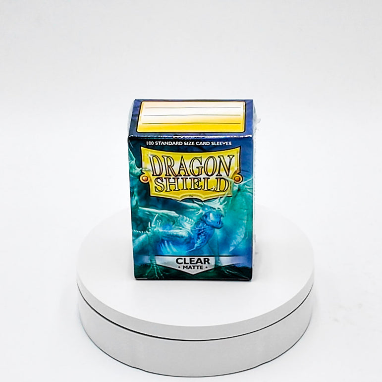 Dragon Shield: Standard 100pc Classic Clear Matte Sleeves 63x88mm