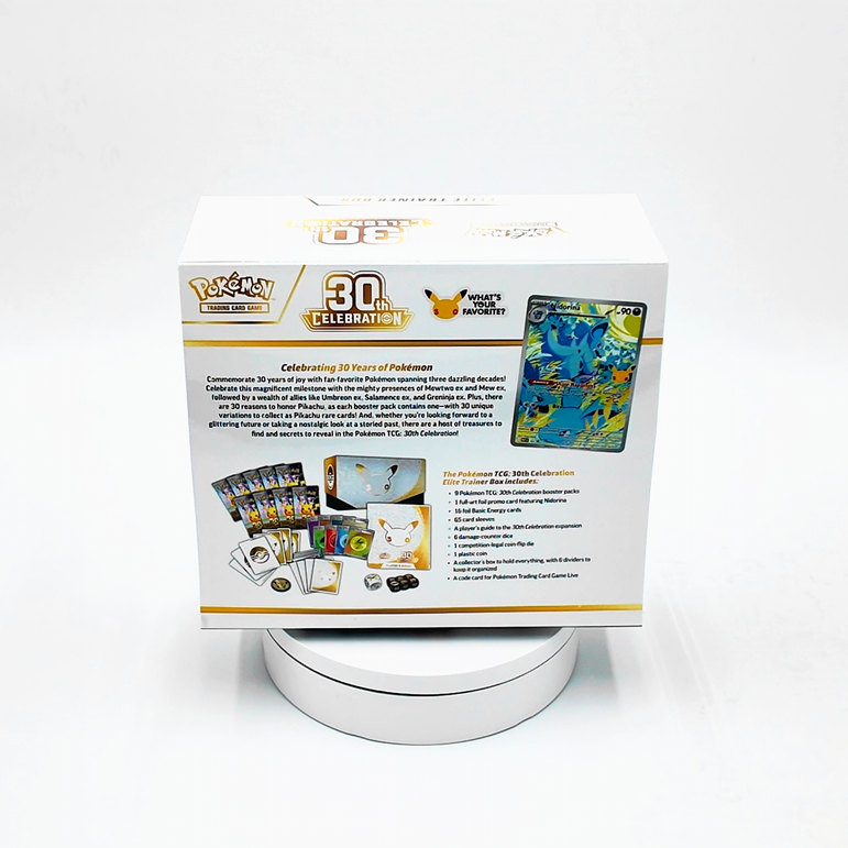 Pokémon: 30th Celebration Elite Trainer Box