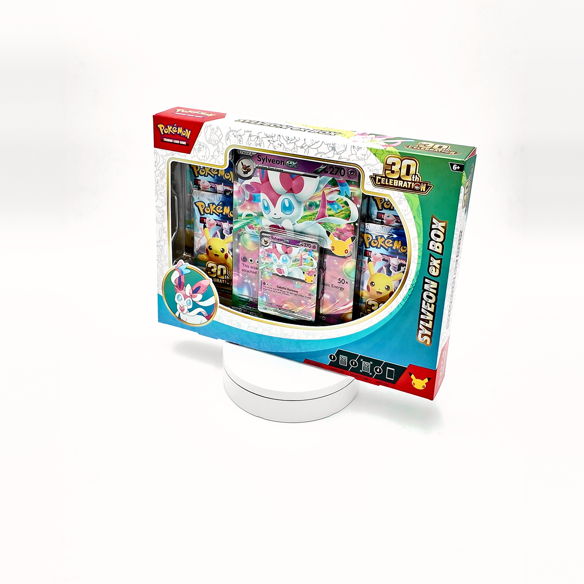Pokémon: 30th Celebration Sylveon EX box
