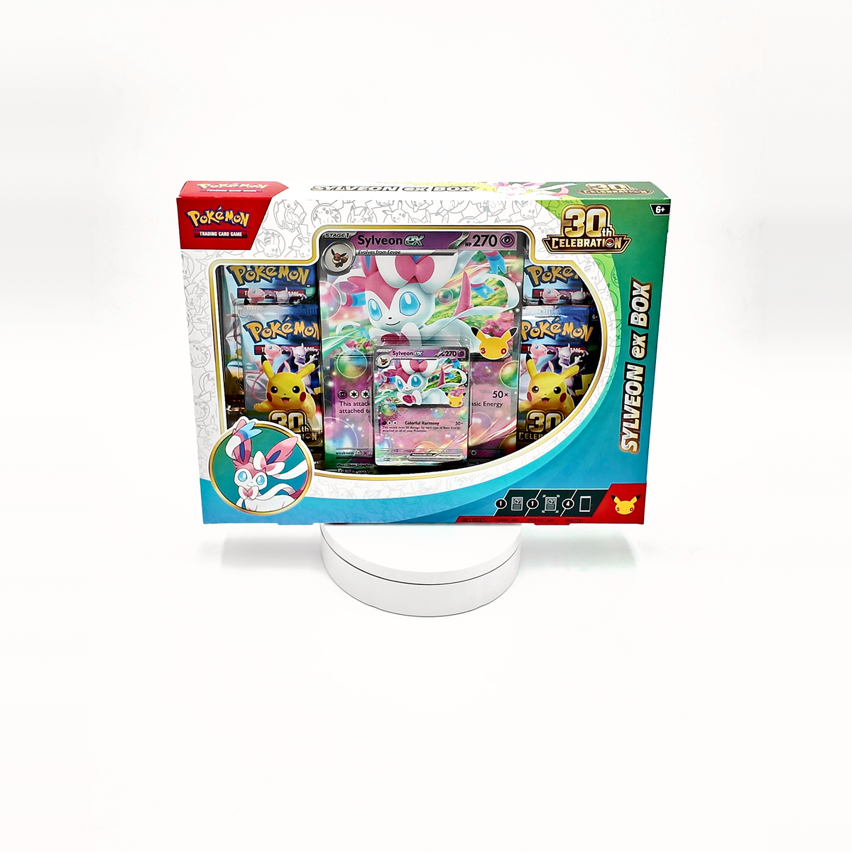 Pokémon: 30th Celebration Sylveon EX box