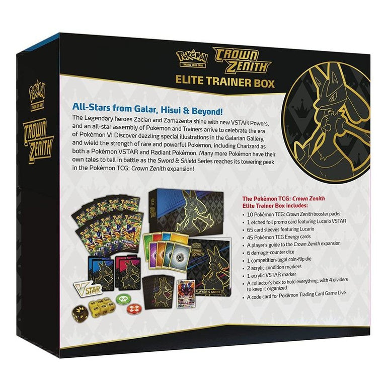 Pokémon: Crown Zenith Elite Trainer Box