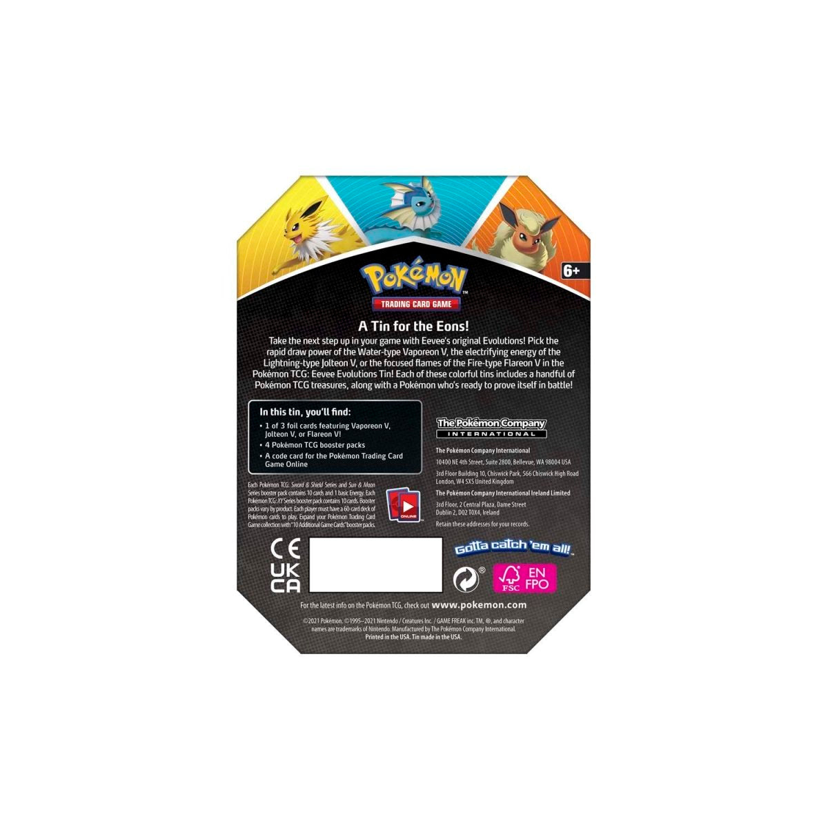 Pokémon: Eevee Evolutions Tin