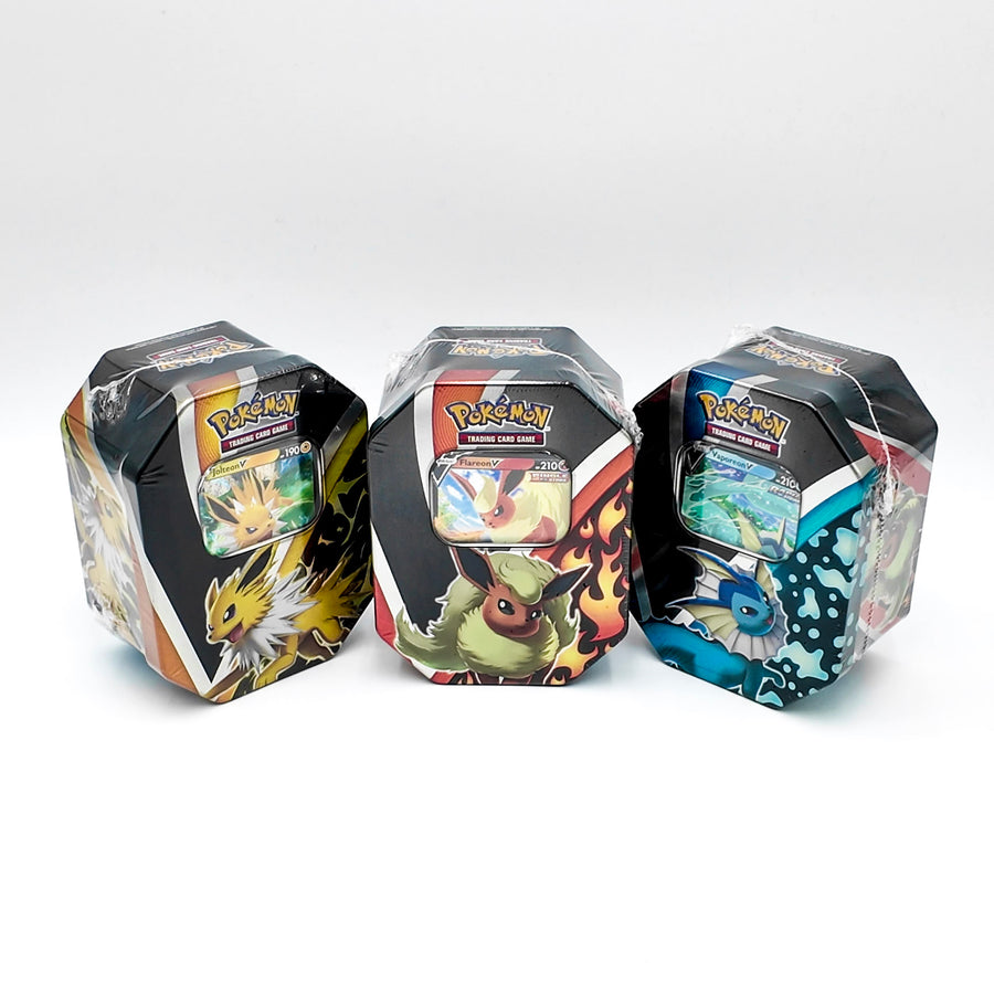 Pokémon: Eevee Evolutions V Tin (Set of 3)