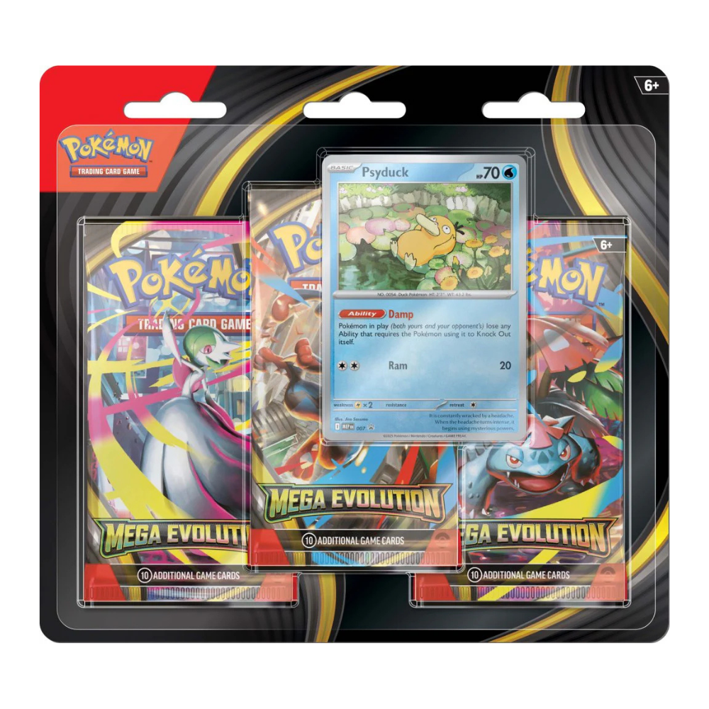 Pokémon: Mega Evolution 3 Pack Blister