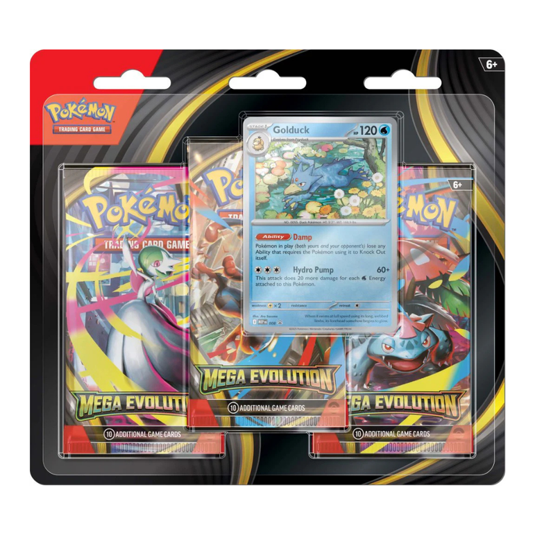Pokémon: Mega Evolution 3 Pack Blister
