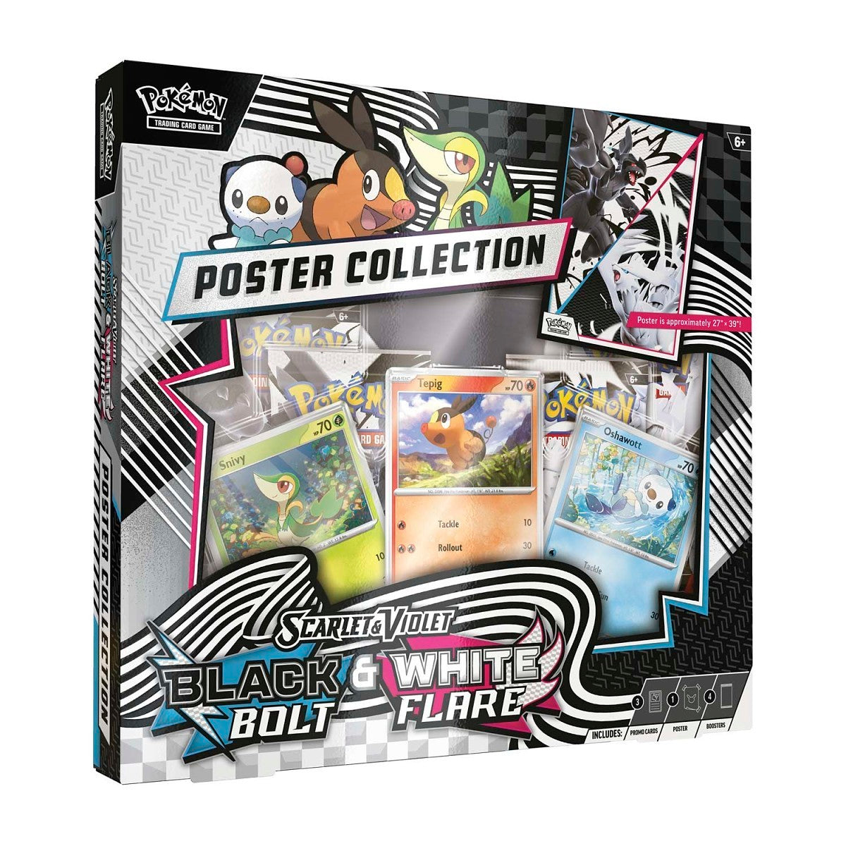 Pokémon: Unova Black Bolt & White Flare Poster Collection