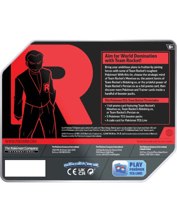 Pokémon: Team Rocket Tin
