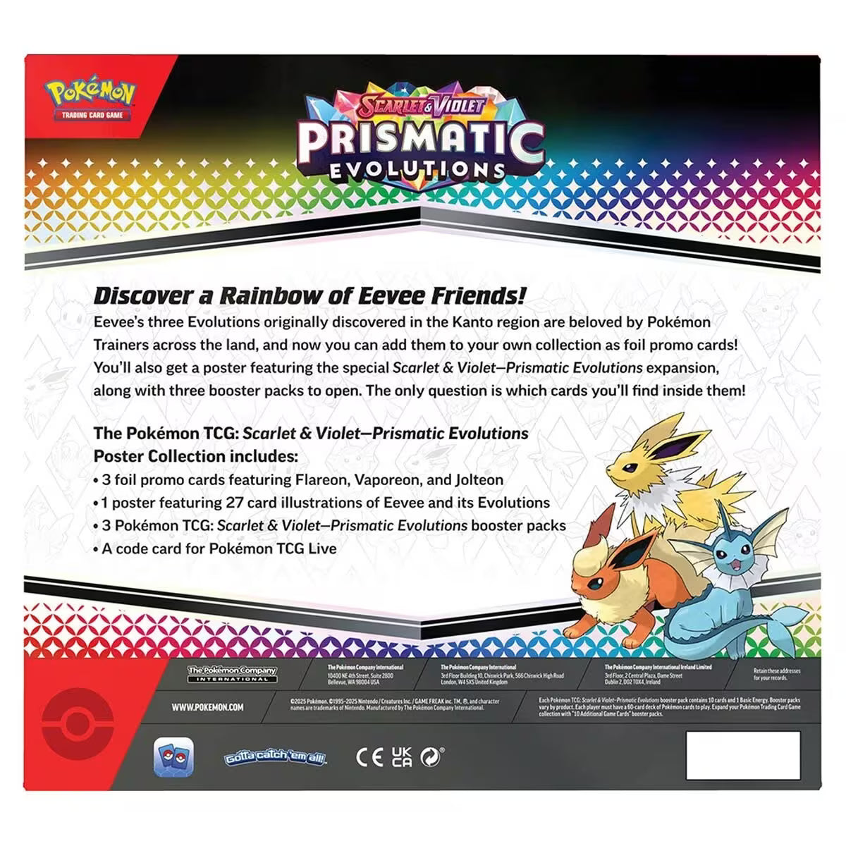 Pokémon: Prismatic Evolutions Poster Collection
