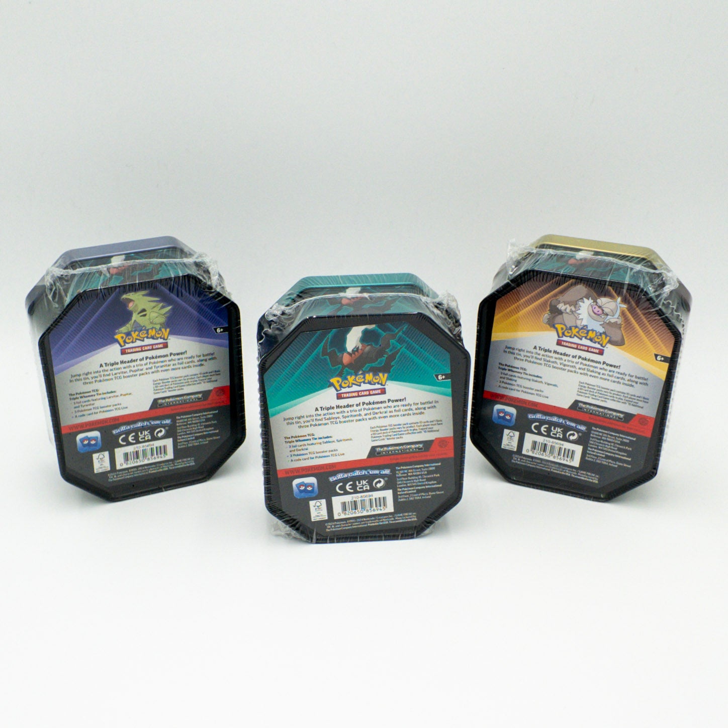 Pokémon: Triple Whammy Tin (Set of 3)