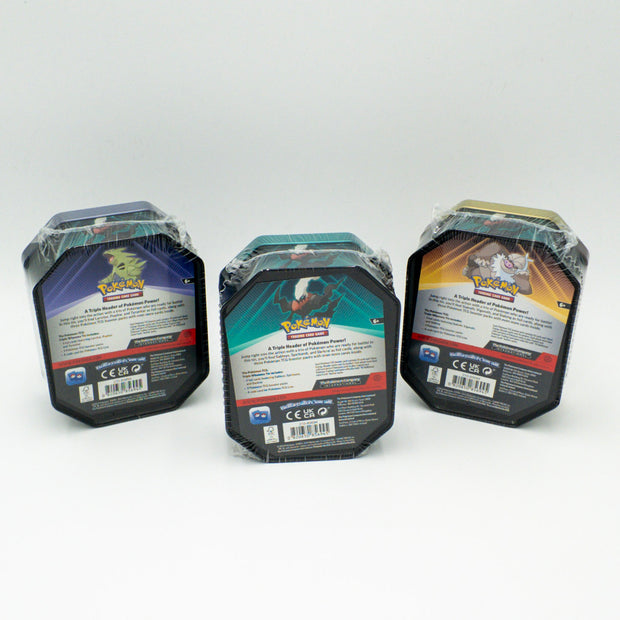 Pokémon: Triple Whammy Tin (Set of 3)