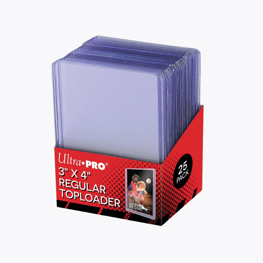 Ultra Pro: UP81222 3" X 4" Clear Regular Toploader 25ct